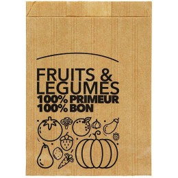 Sachet Fruit et Legume 1kg - 2 Formats - colis x1000 - CashShopping