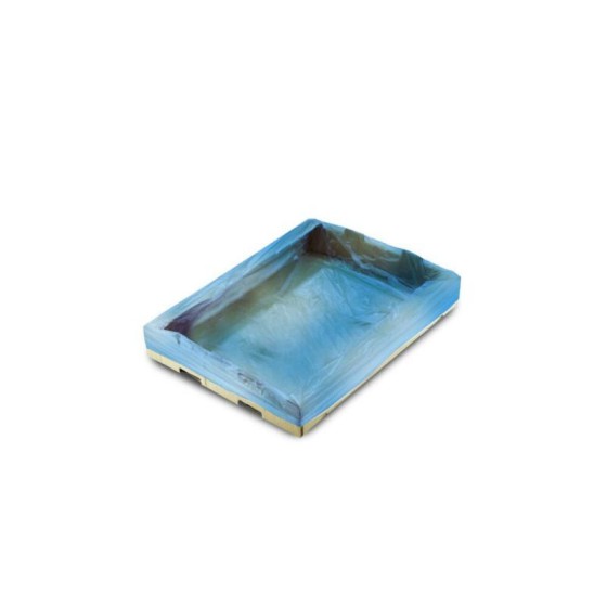 Sac fond de caisse bleu - 12µ - 420x300x500 mm - (Colis de 1000)