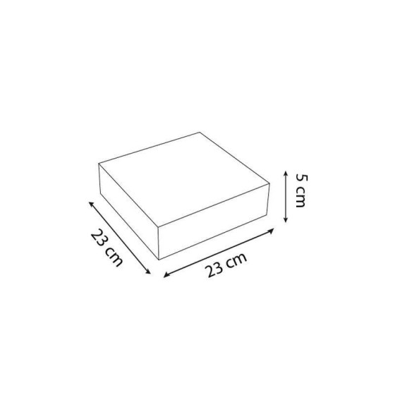 Boite pâtissière personnalisée, la personnalisation de vos emballages  PAQUET DE 50 g/m2 235 Designation Boîtes pâtissiéres carton décor 14 x 7 cm