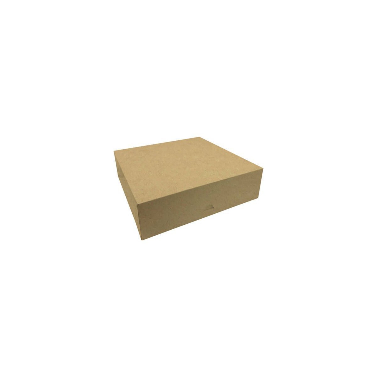 Carré - Boite carton kraft 20cm - La Paqueterie