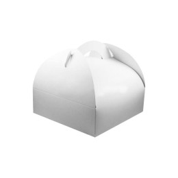 Cagette de transport carton blanc (64x42x10cm) - Ateliers Porraz