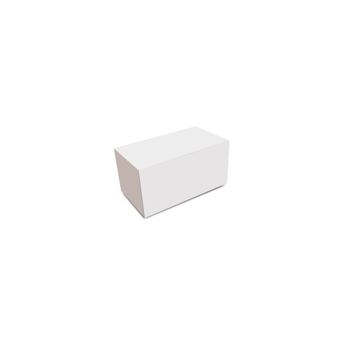Boîte à buche blanche 20 x 11 x 11 cm
