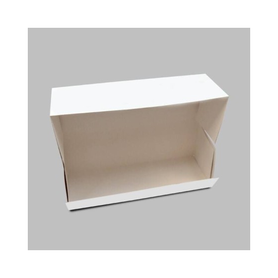 Boîte à buche blanche 20 x 11 x 11 cm