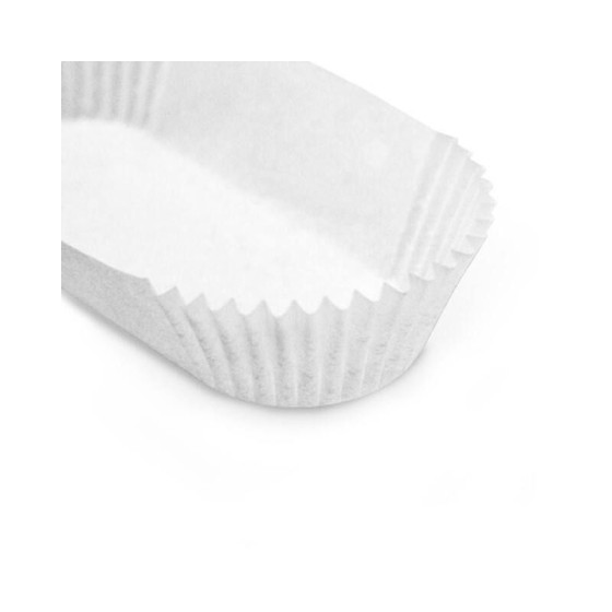 Caissette papier blanc - Ø 3,8 x ht 2,8 cm (x 100) - Nordia