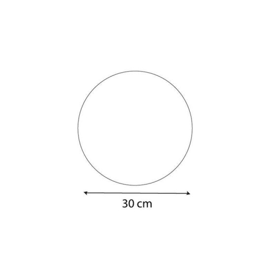 Grand support or double face rond Ø 30 cm