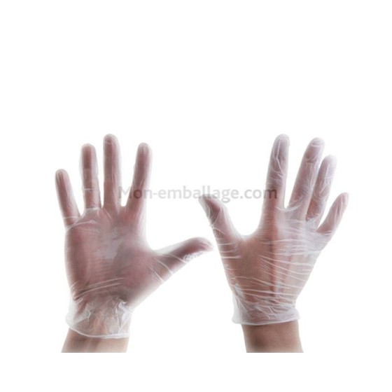 Achat gants vinyle poudrés xl 9/10