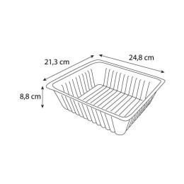 PRESTIPACK 1L barquette écoresponsable ALPHAFORM réutilisable bas prix