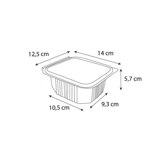 Caisse De Rangement Empilable Frigo Transparent Plastique 31 X 24 X 23,5 Cm  (6 Unités) à Prix Carrefour