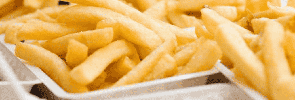 Contenants pour frites à emporter