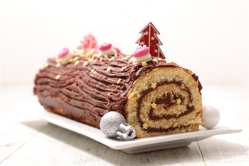 Décorations pour buche de Noël