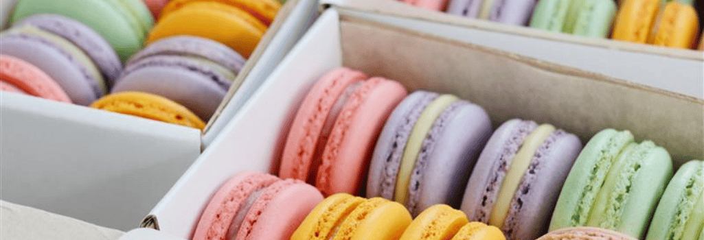 Emballage et boîte à macarons